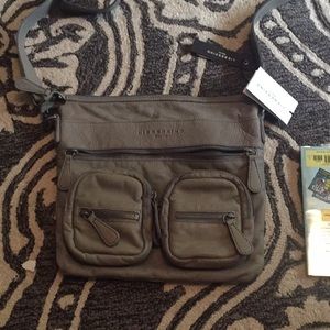 Crossbody leather bag